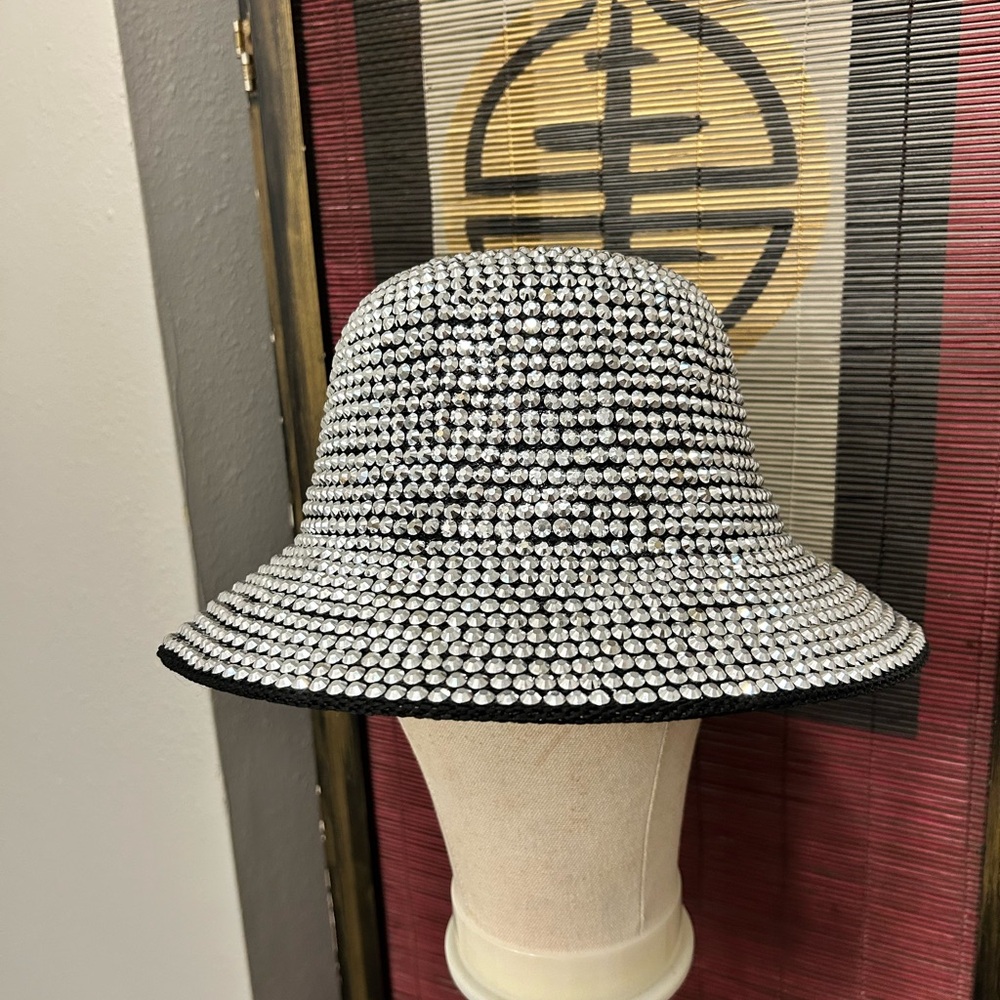 SOLD! Sparkling Rhinestone Bucket Hat